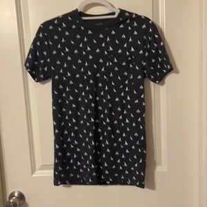 J. Crew pocket tee. Size x small. Sailboat design all over